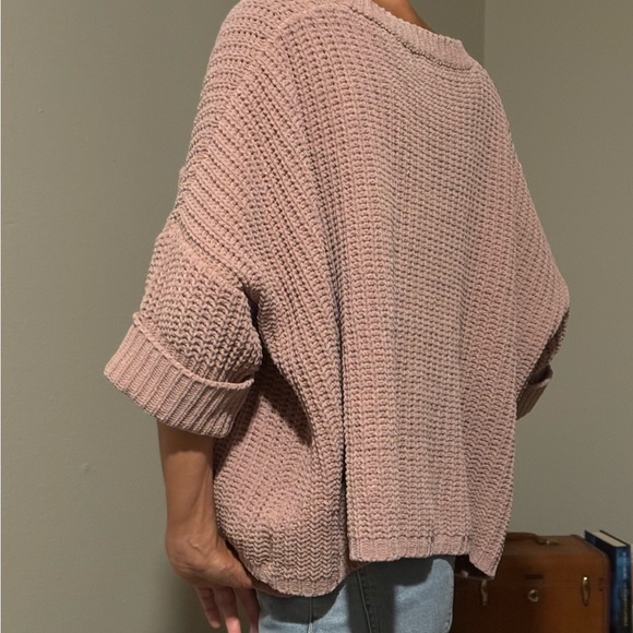 POL Size Small Soft Pink Lightweight Chenille Sweater - Picture 4 of 9
